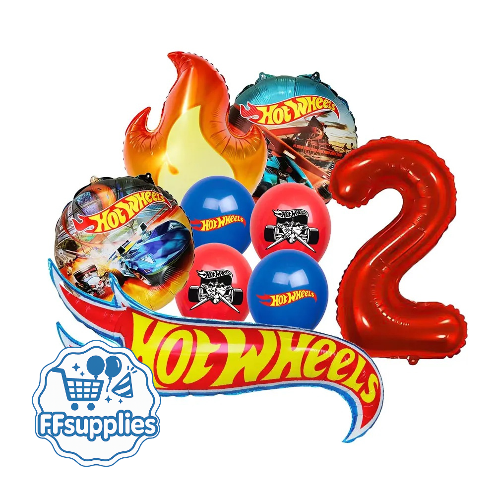 Hot Wheels 8 Pieces Balloon Set (Number 2)