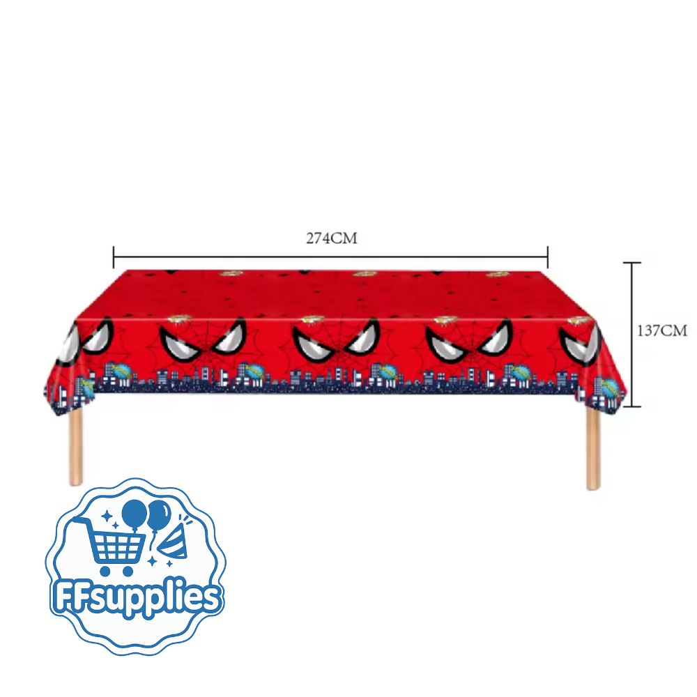 Spider-Man Themed Tablecloth