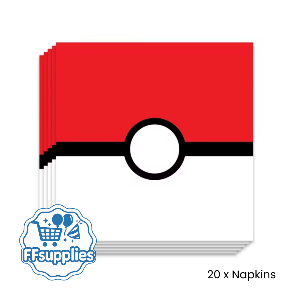 Pokeball 20x Napkins