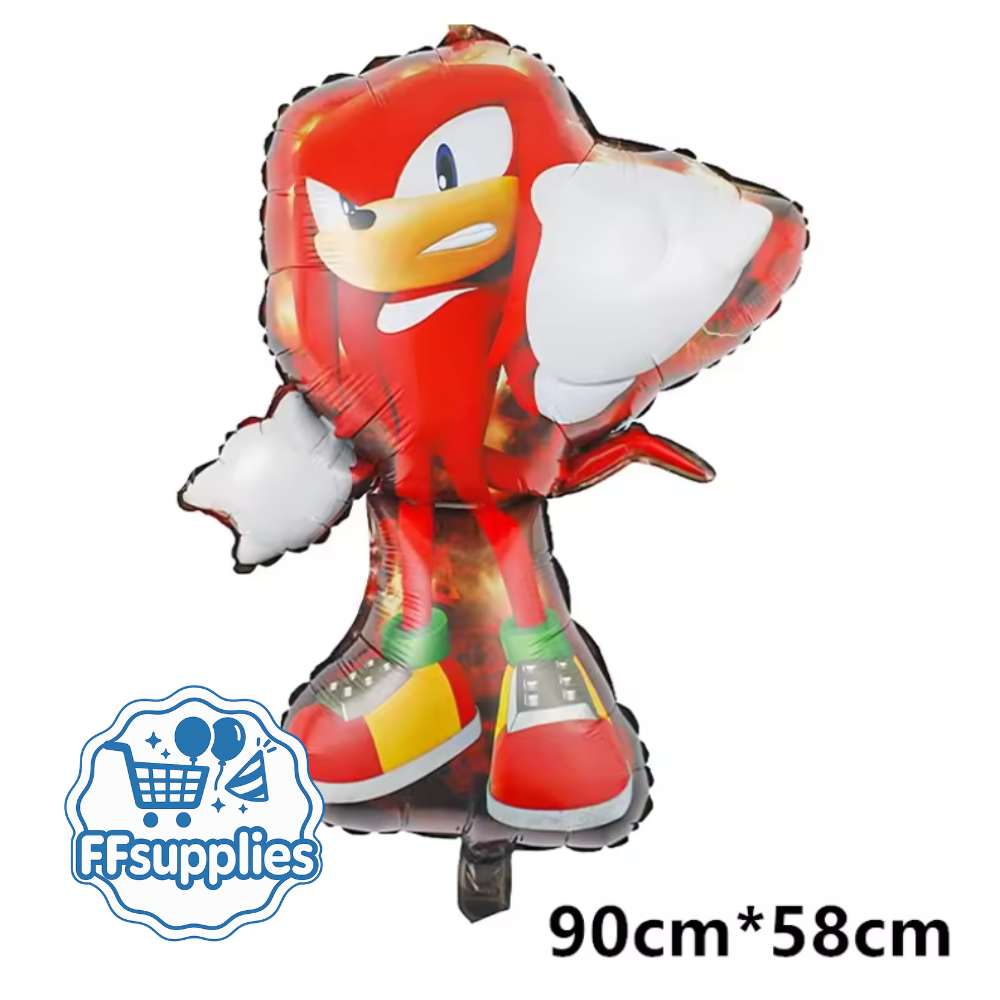 Large Knuckles Red Foil Balloon (1 Piece)