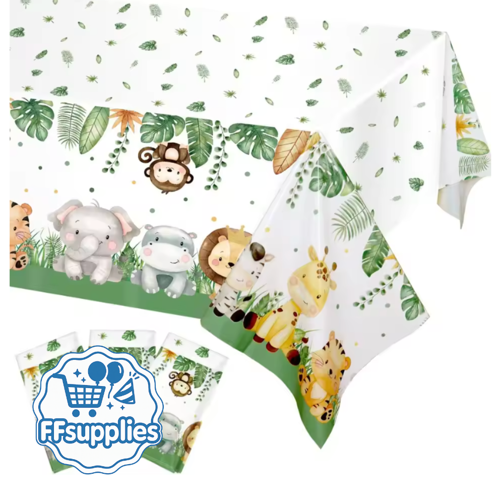 Safari Animals Tablecloth