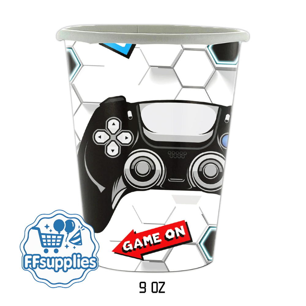 Gaming Themed Party Cups (10 Pieces)