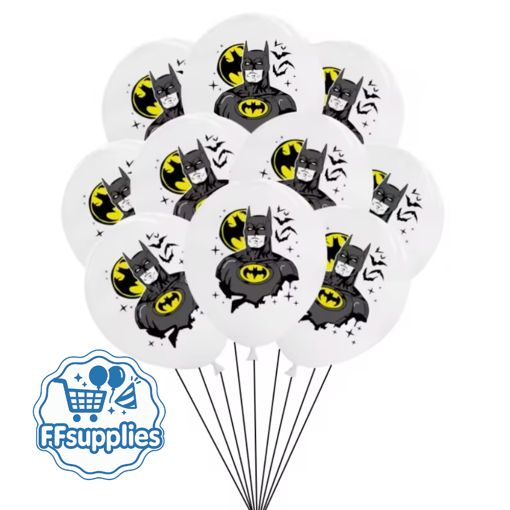 Batman Balloons 10 Pieces