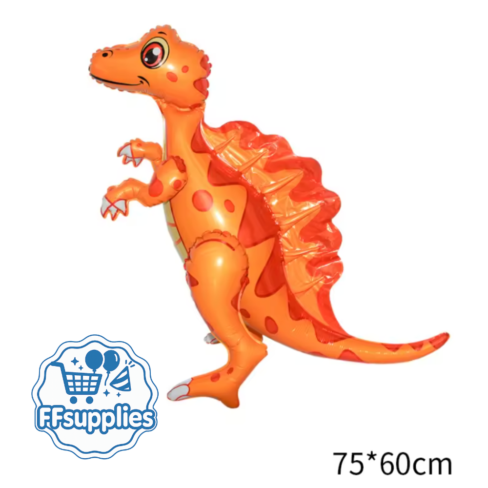 Inflatable Orange Dinosaur Balloon