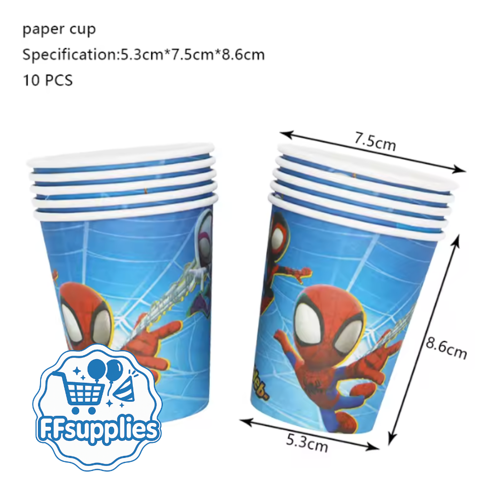 Spider-Man Paper Cups