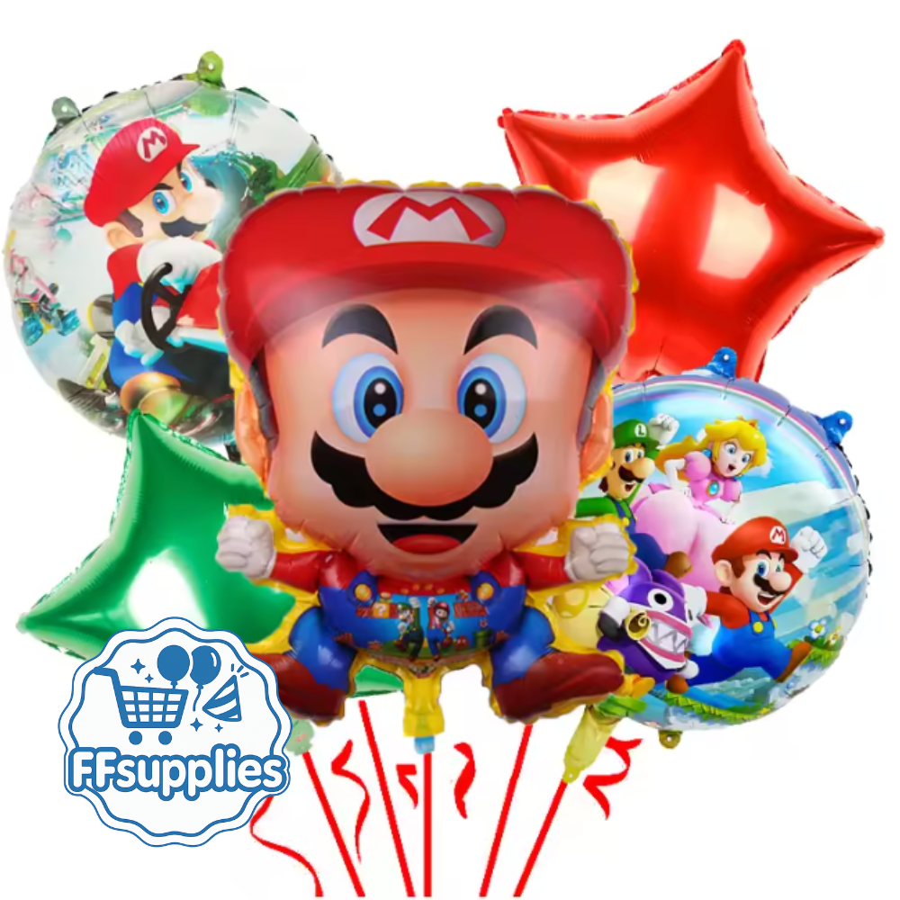 Mario-themed Balloons