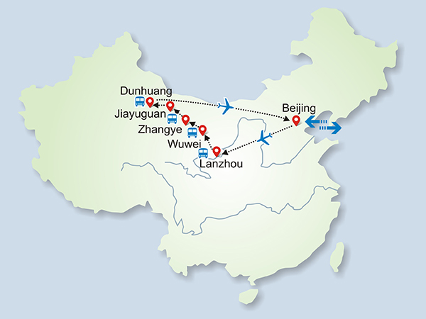 Tour montagne colorate e via della seta di 12 Giorni - VOLI INCLUSI