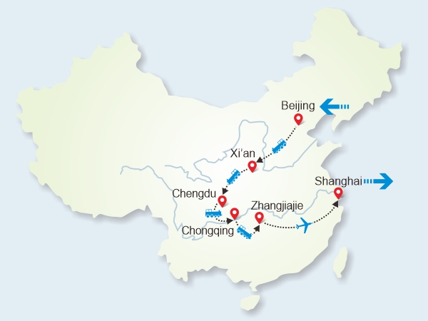 14 Giorni fra CHENGDU CHONGQING e avventura sulle vette di Avatar - VOLI INCLUSI