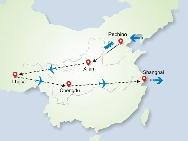 Viaggio di 13 Giorni in Tibet ed Paese delle Meraviglie di Panda - VOLI INCLUSI