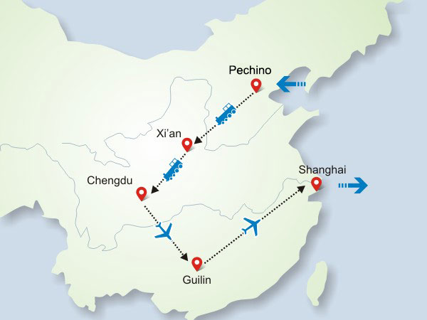 Tour del Panda della Cina di 12 Giorni - VOLI INCLUSI