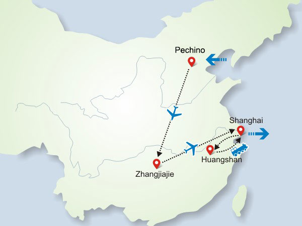 Tour 10 Giorni a Zhangjiajie e al Monte Huangshan - VOLI INCLUSI