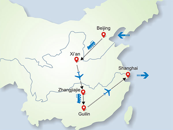 Meraviglie Naturali di 14 Giorni di Zhangjiajie e Guilin - VOLI INCLUSI