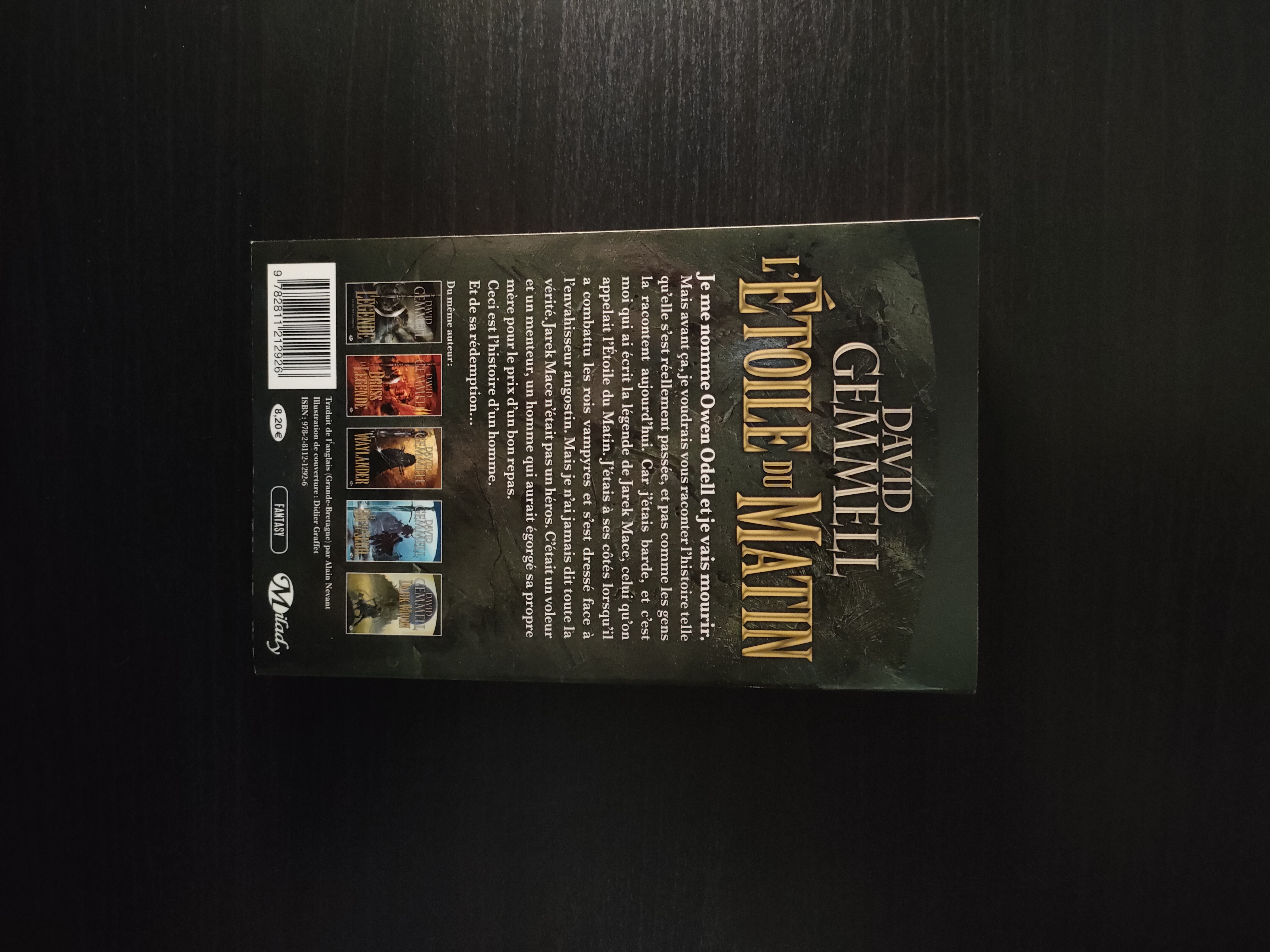 L'Etoile du Matin ~ David Gemmell