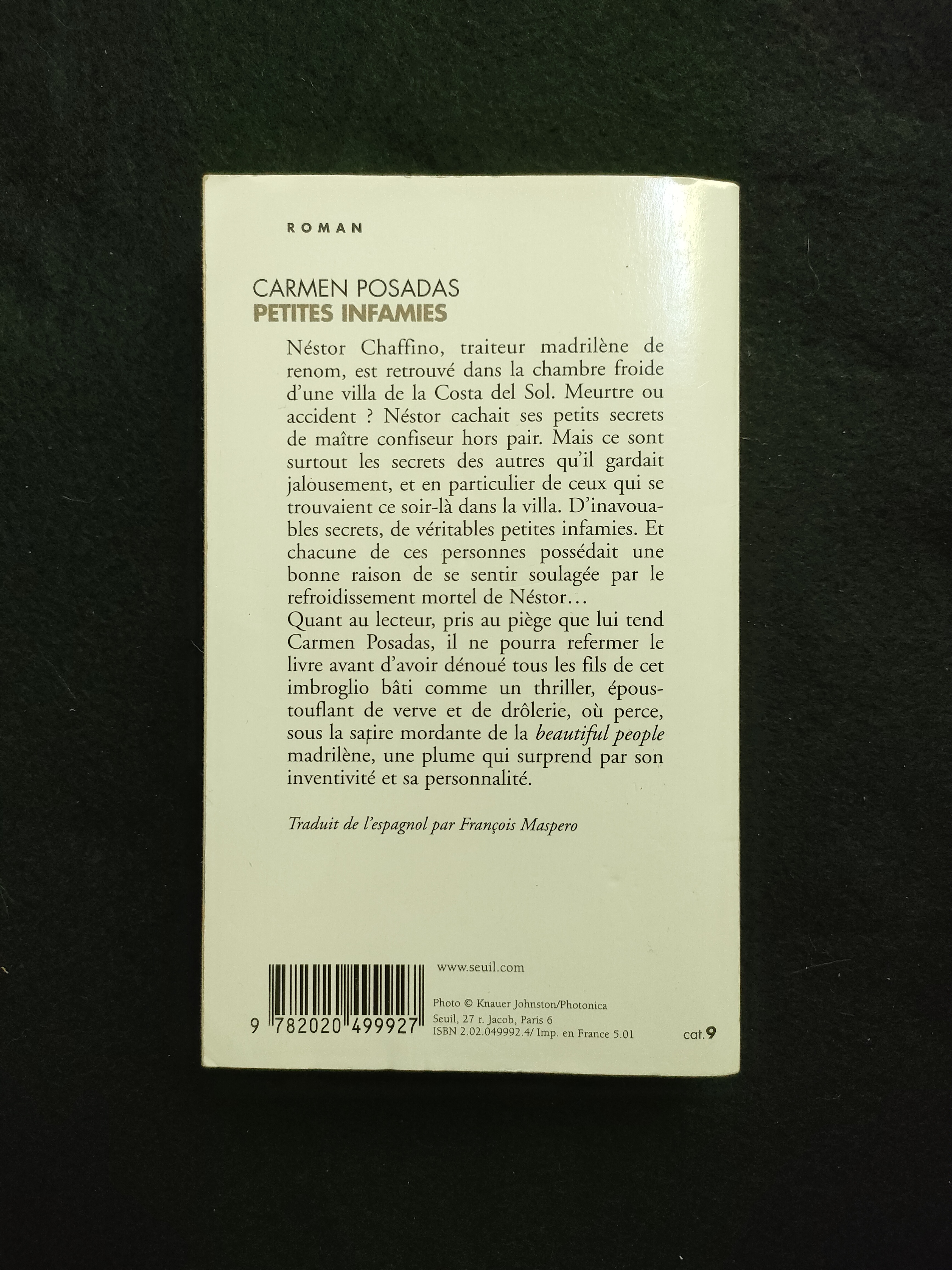 Petites Infamies ~ Carmen Posadas