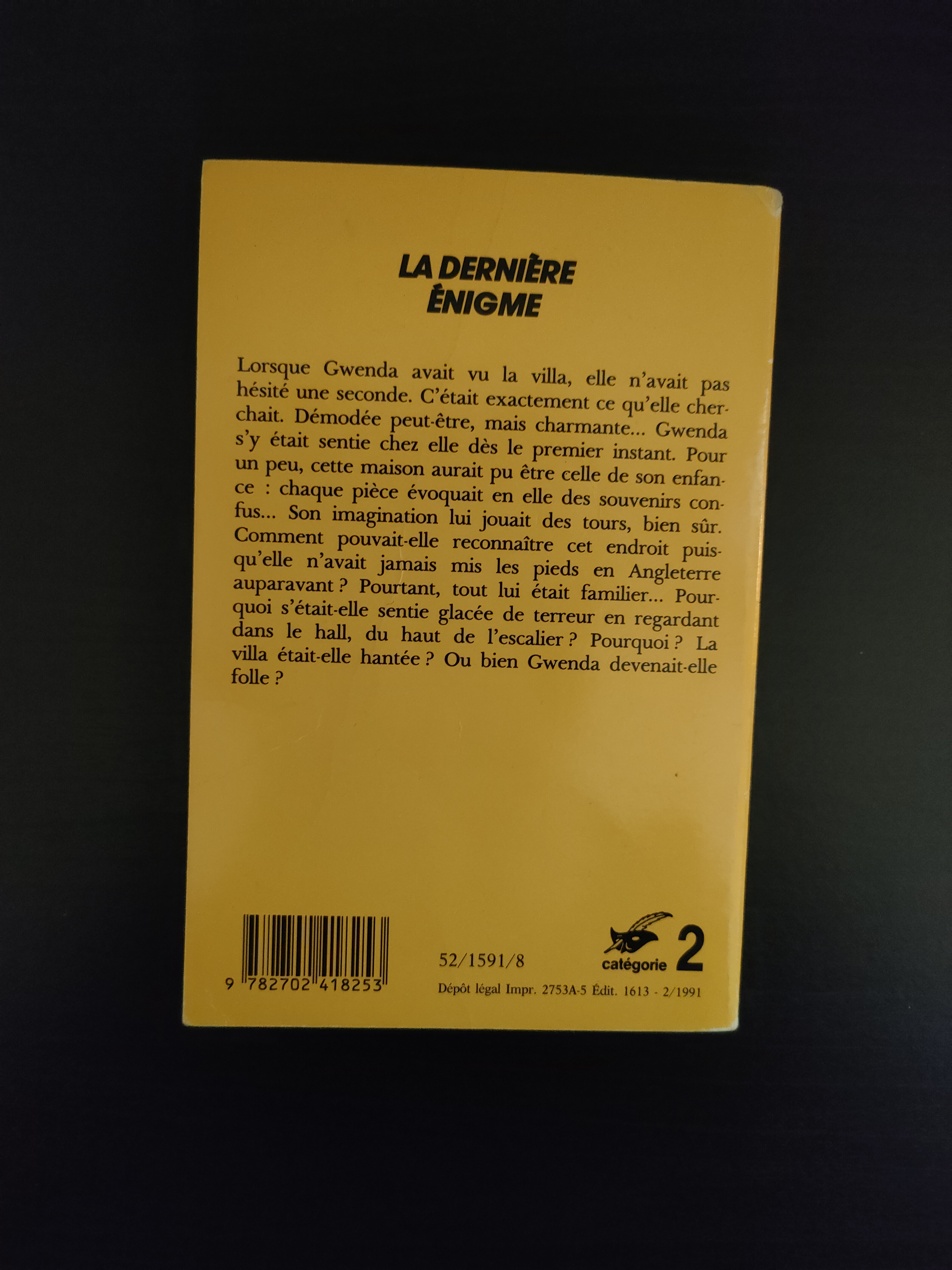 La Dernière Enigme ~ Agatha Christie