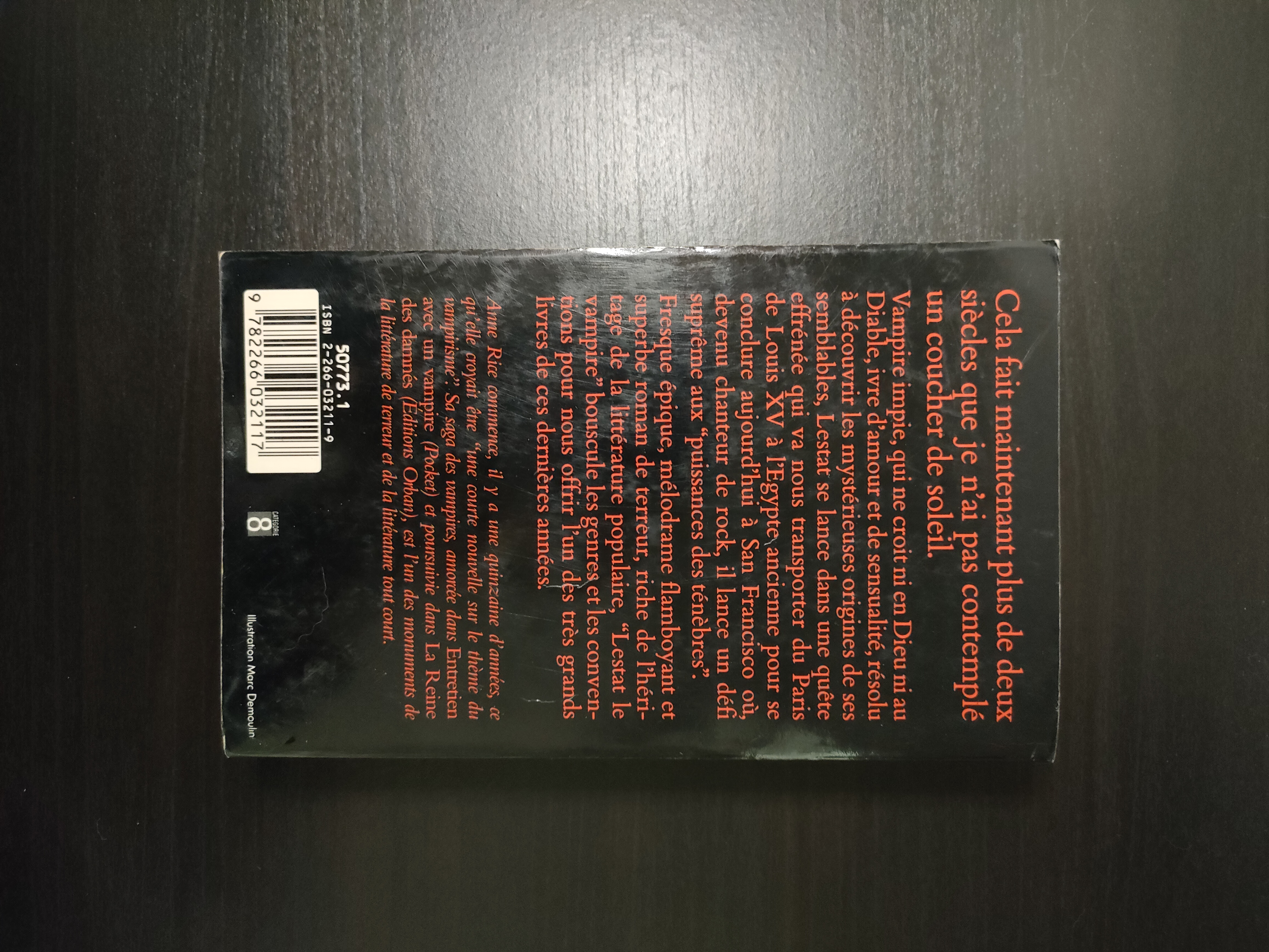 Lestat le Vampire ~ Anne Rice