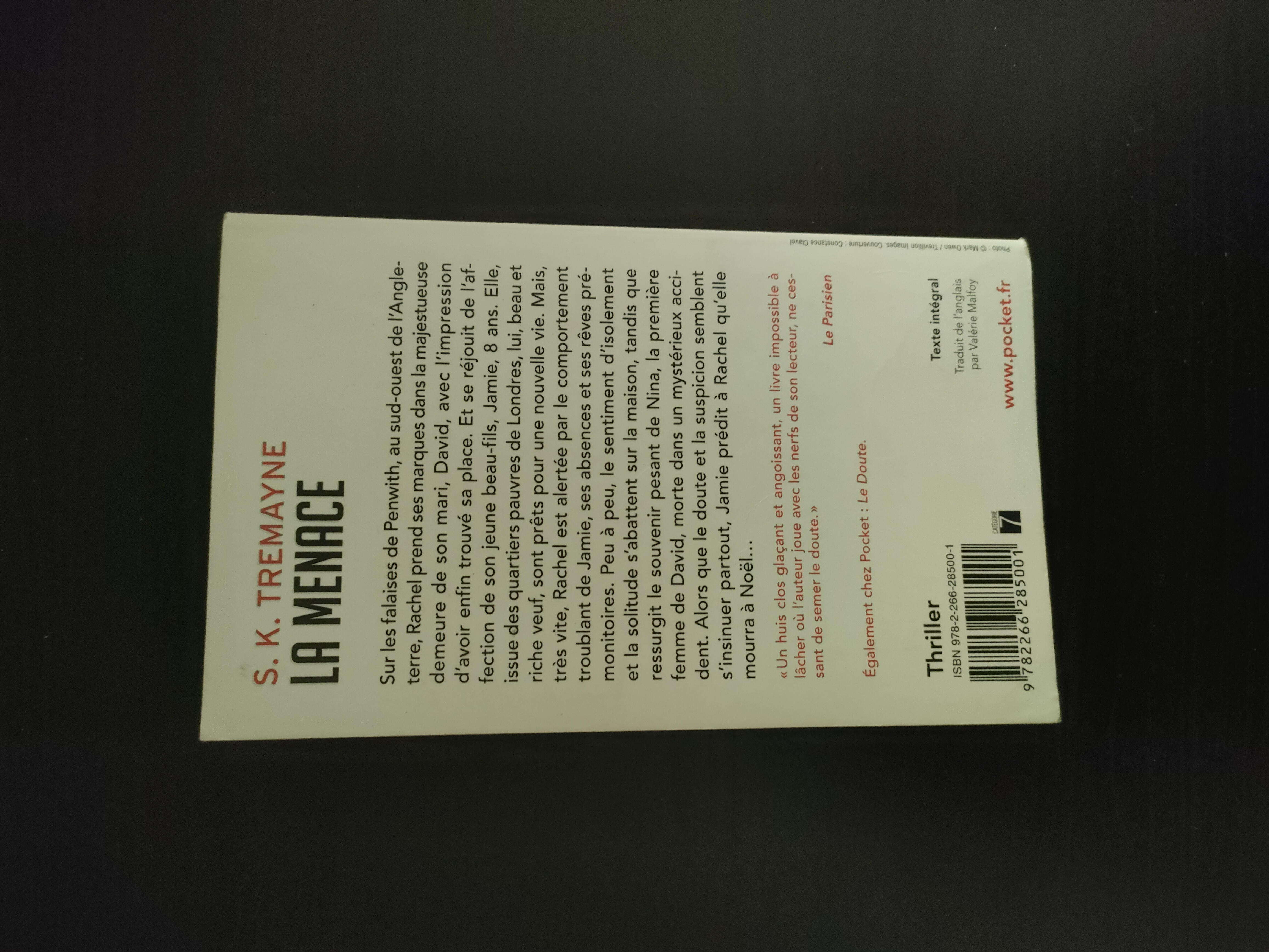 La Menace ~ S.K Tremayne