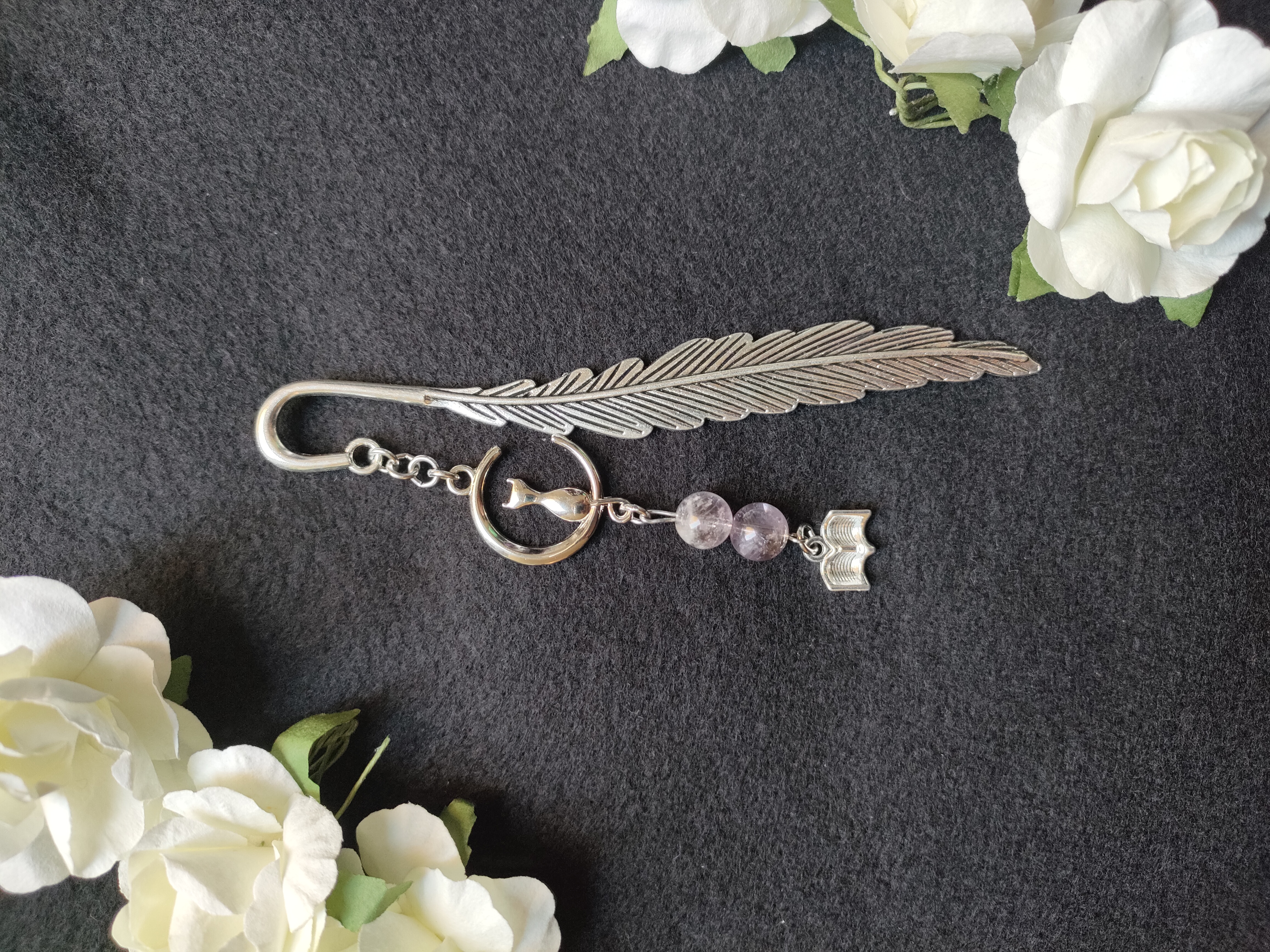 Marque-pages "Chat de bibliothèque"