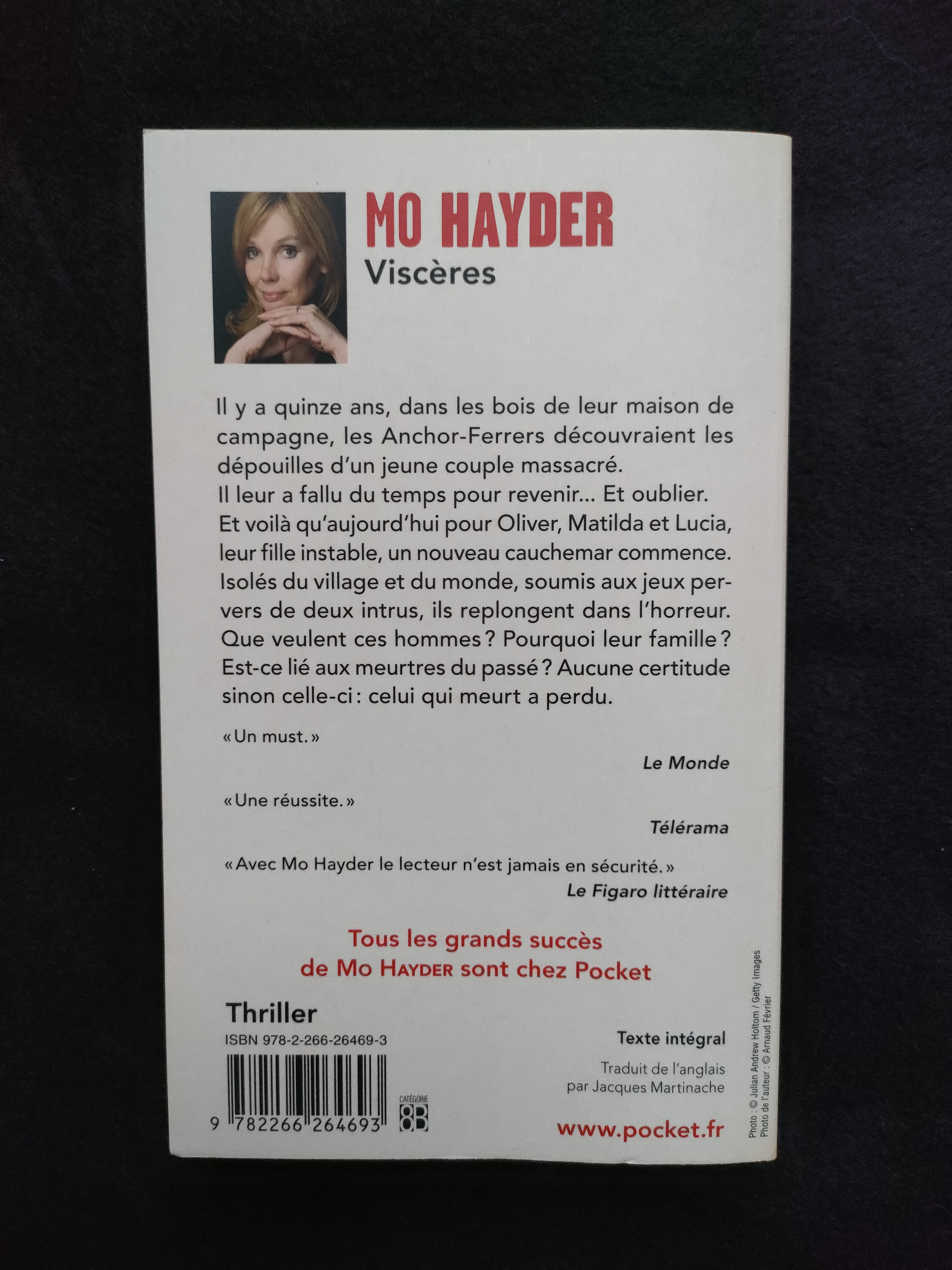 Viscères ~ Mo Hayder