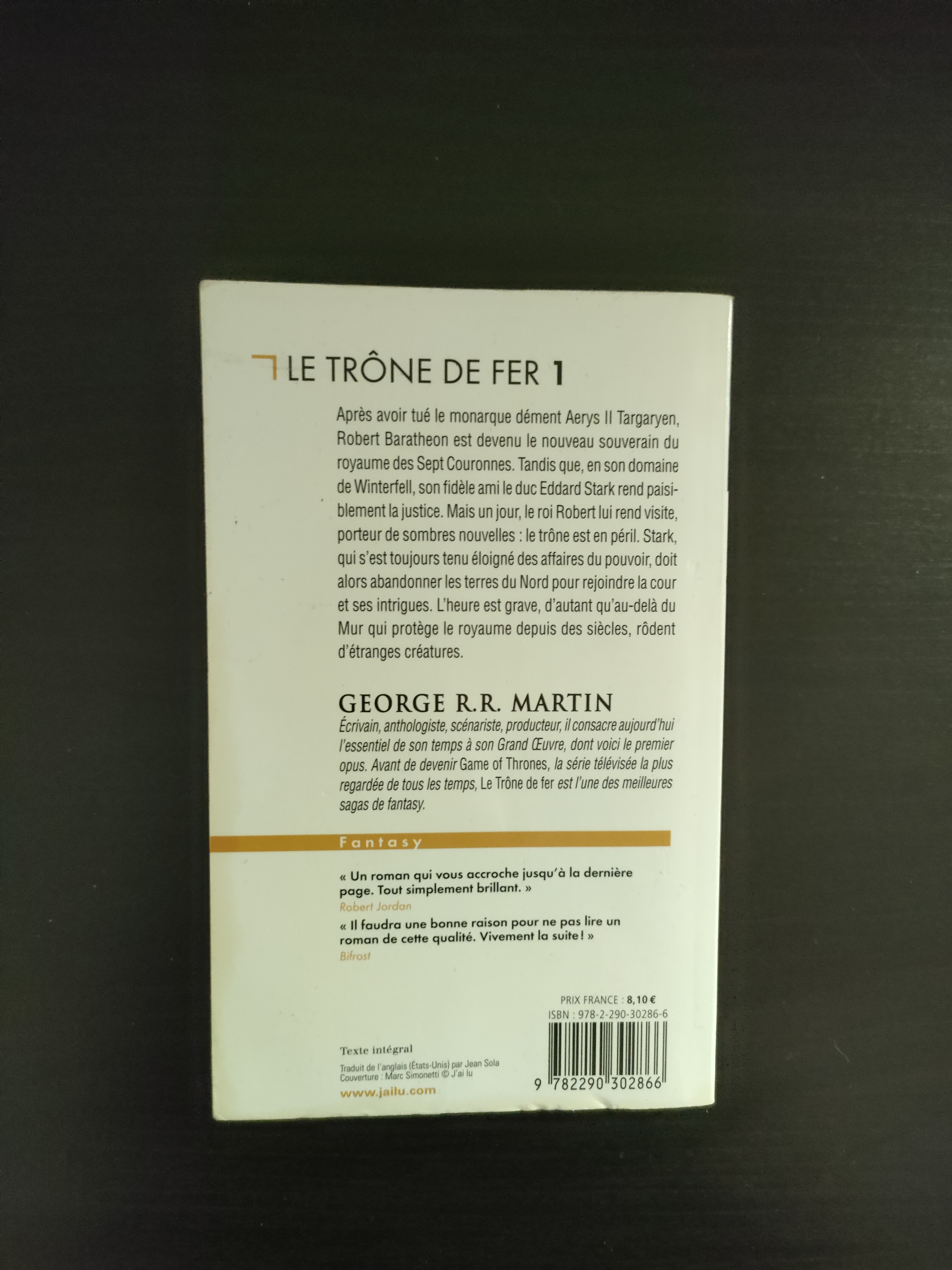 Le Trône de Fer, Intégrale 1 ~ George RR Martin