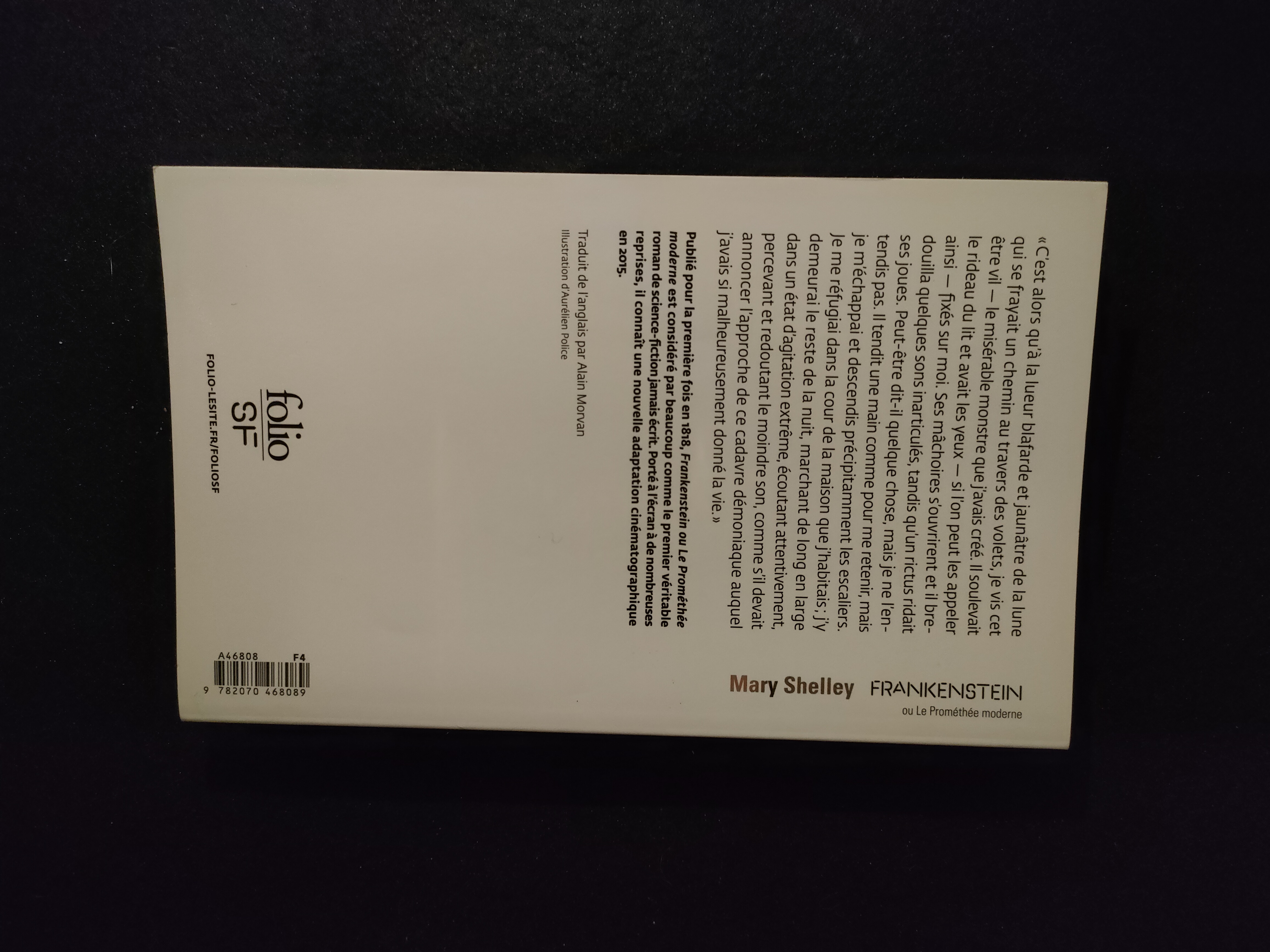 Frankenstein ~ Mary Shelley