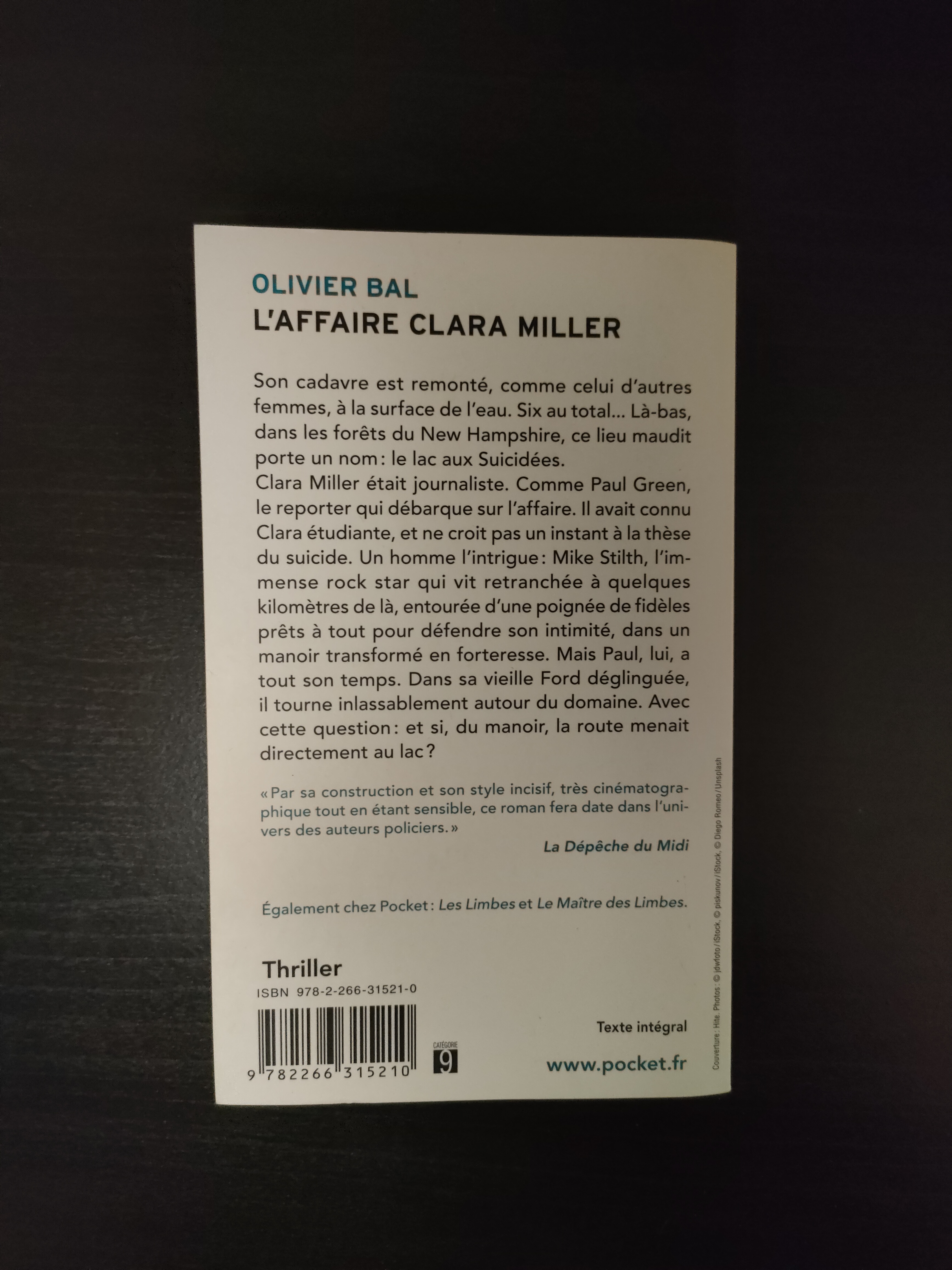 L'Affaire Clara Miller ~ Olivier Bal