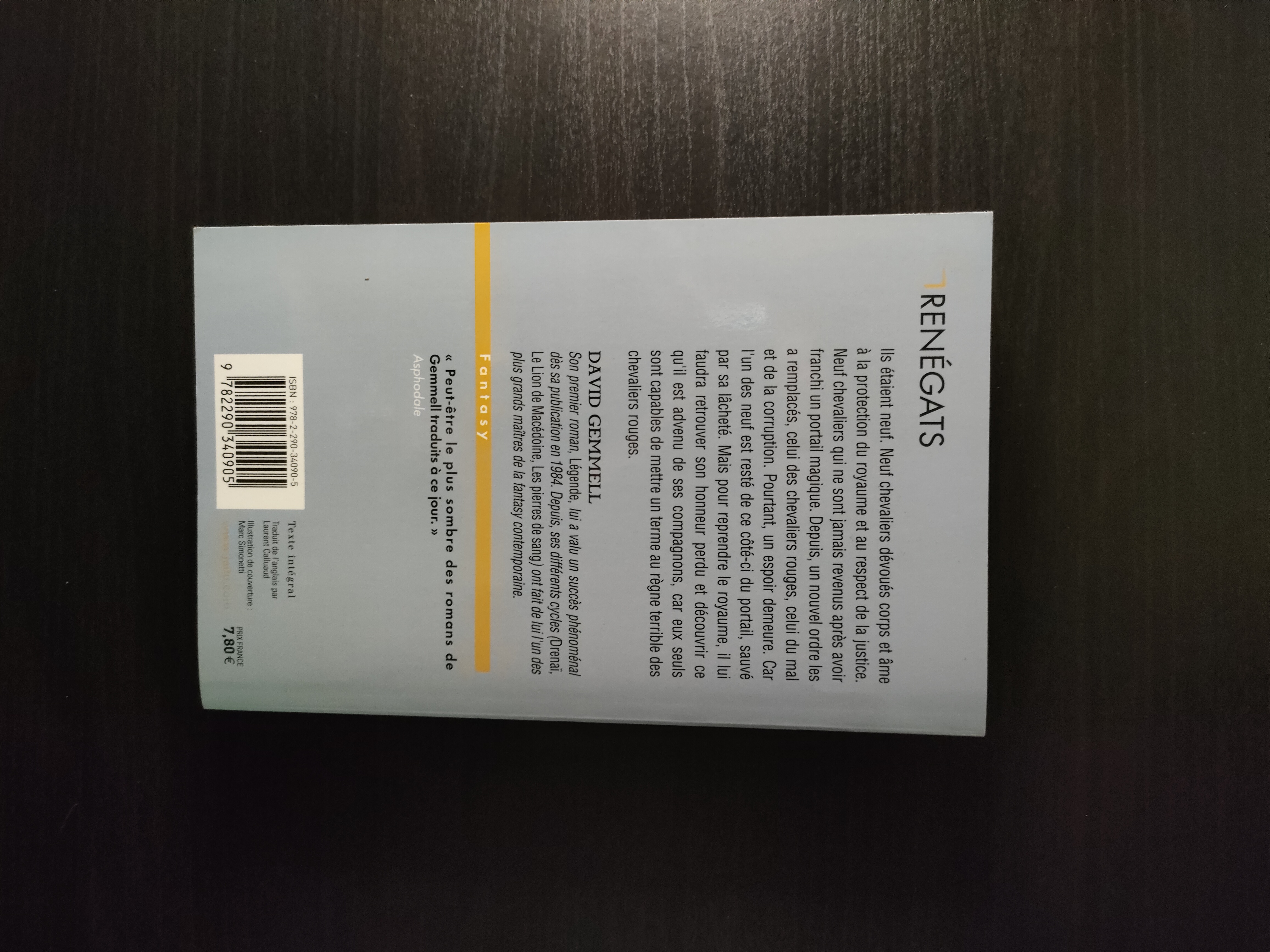 Renégats ~ David Gemmell