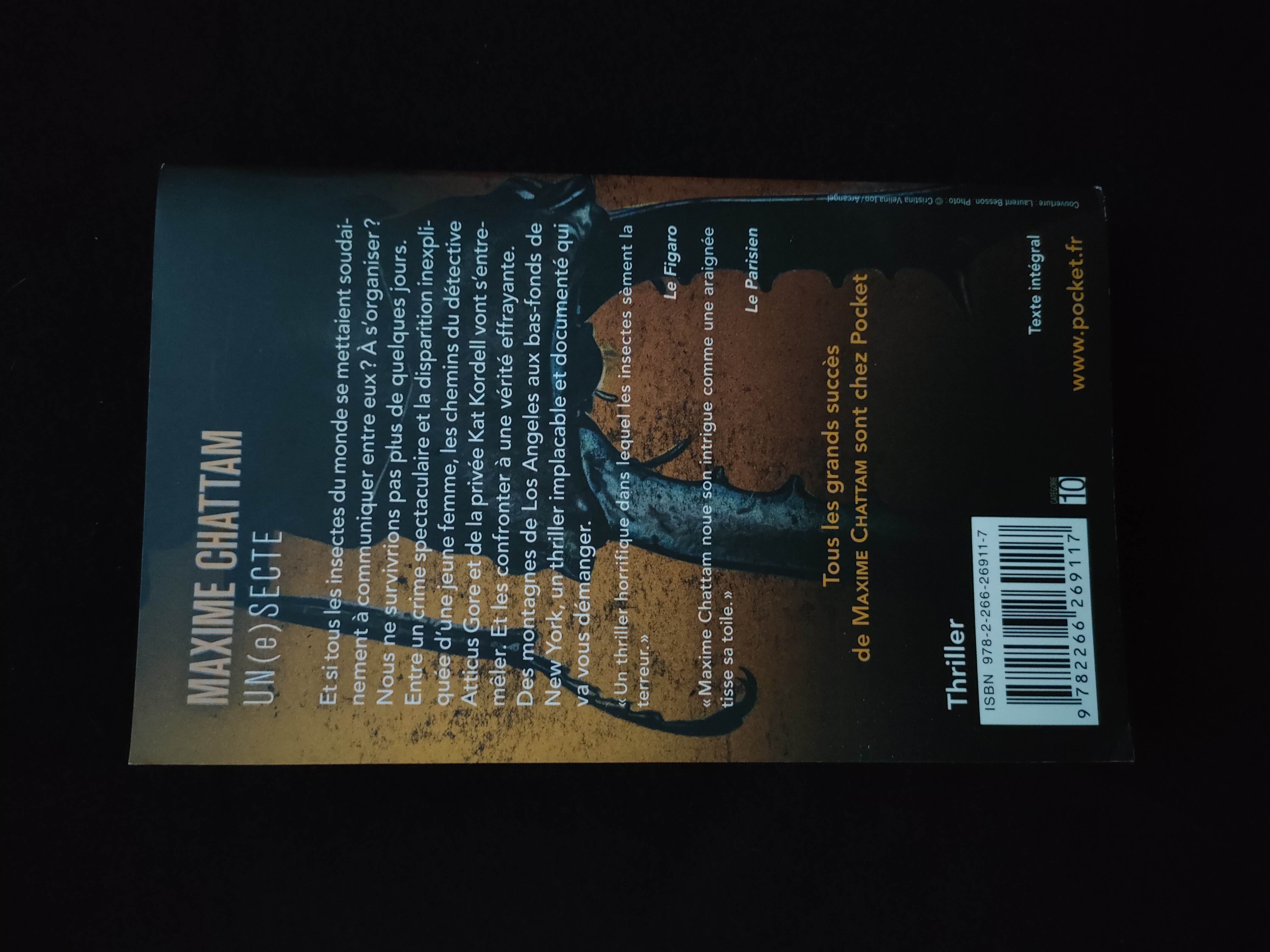 Un(e)Secte ~ Maxime Chattam