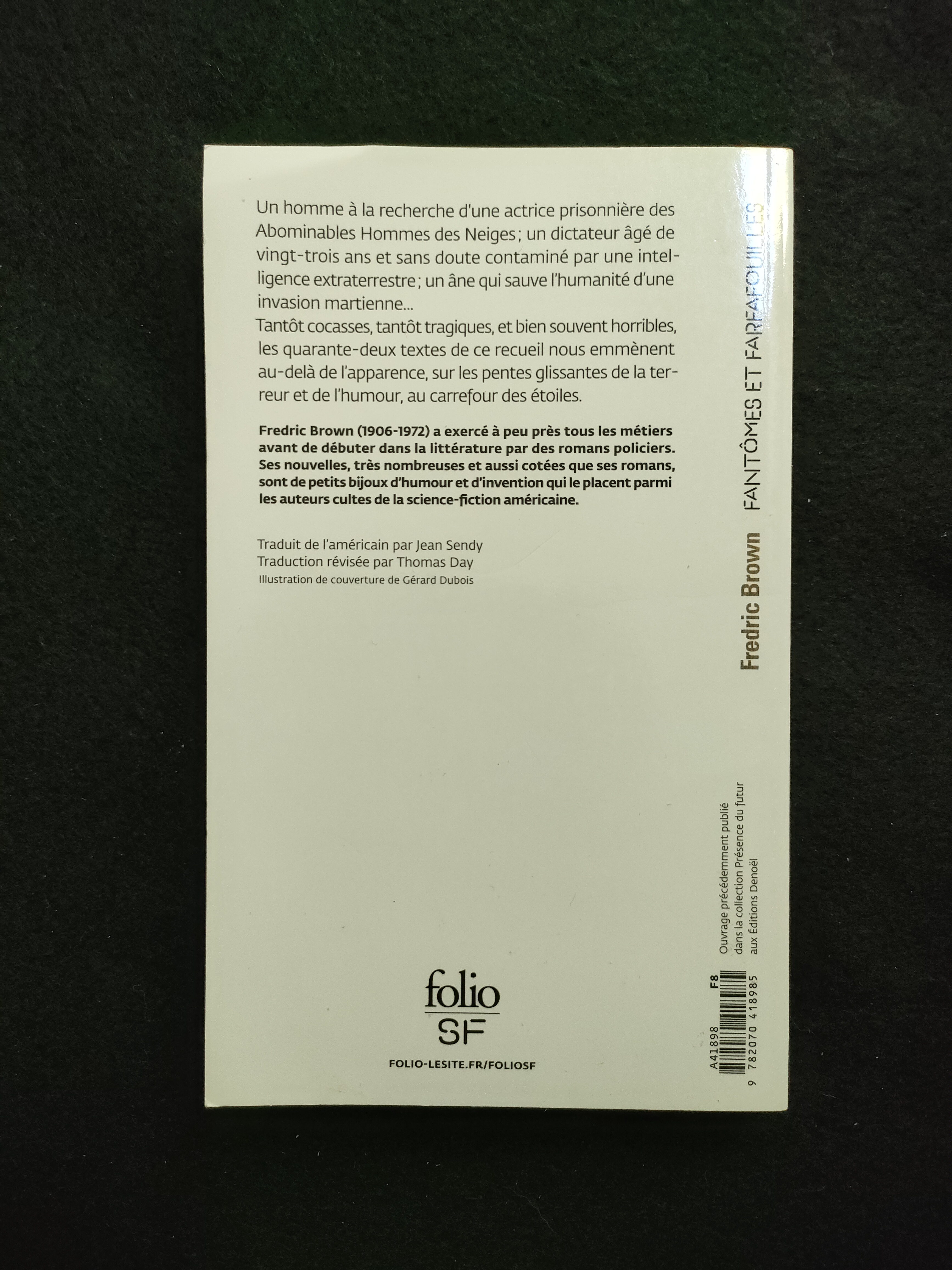 Fantômes et Farfafouilles ~ Fredric Brown