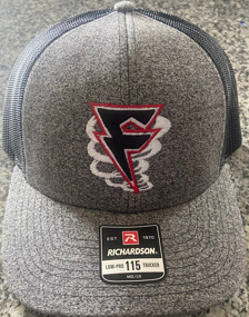 Gray/Black Richardson Trucker Cap