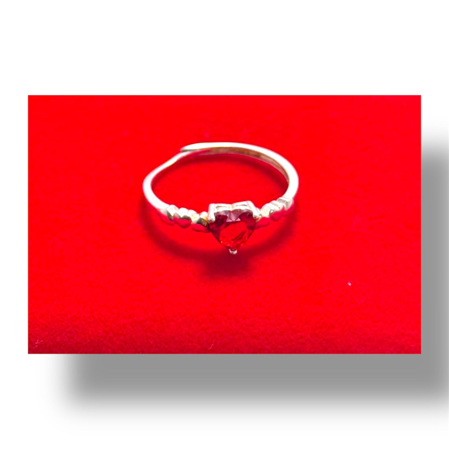Anillo de Topacio rosa 