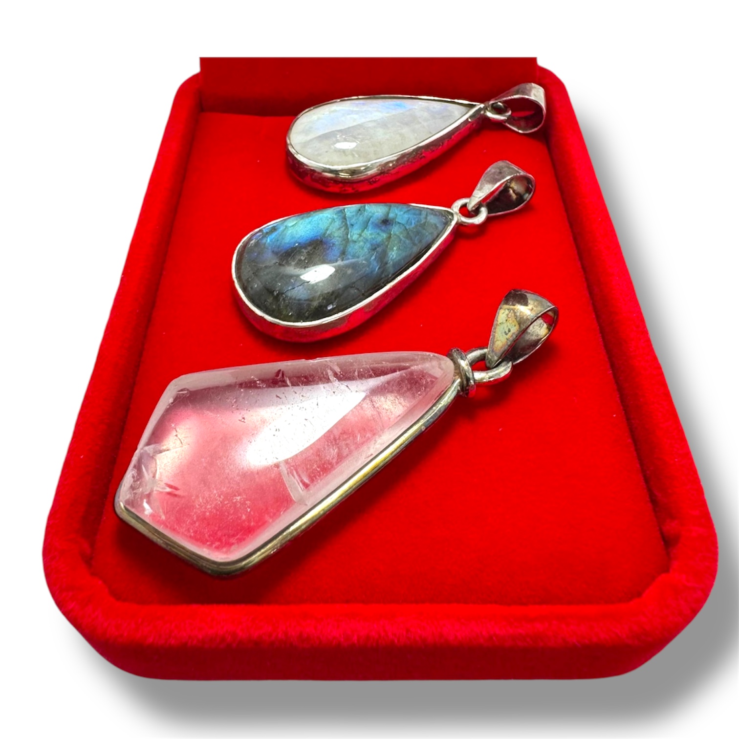 Dijes de piedras semipreciosas