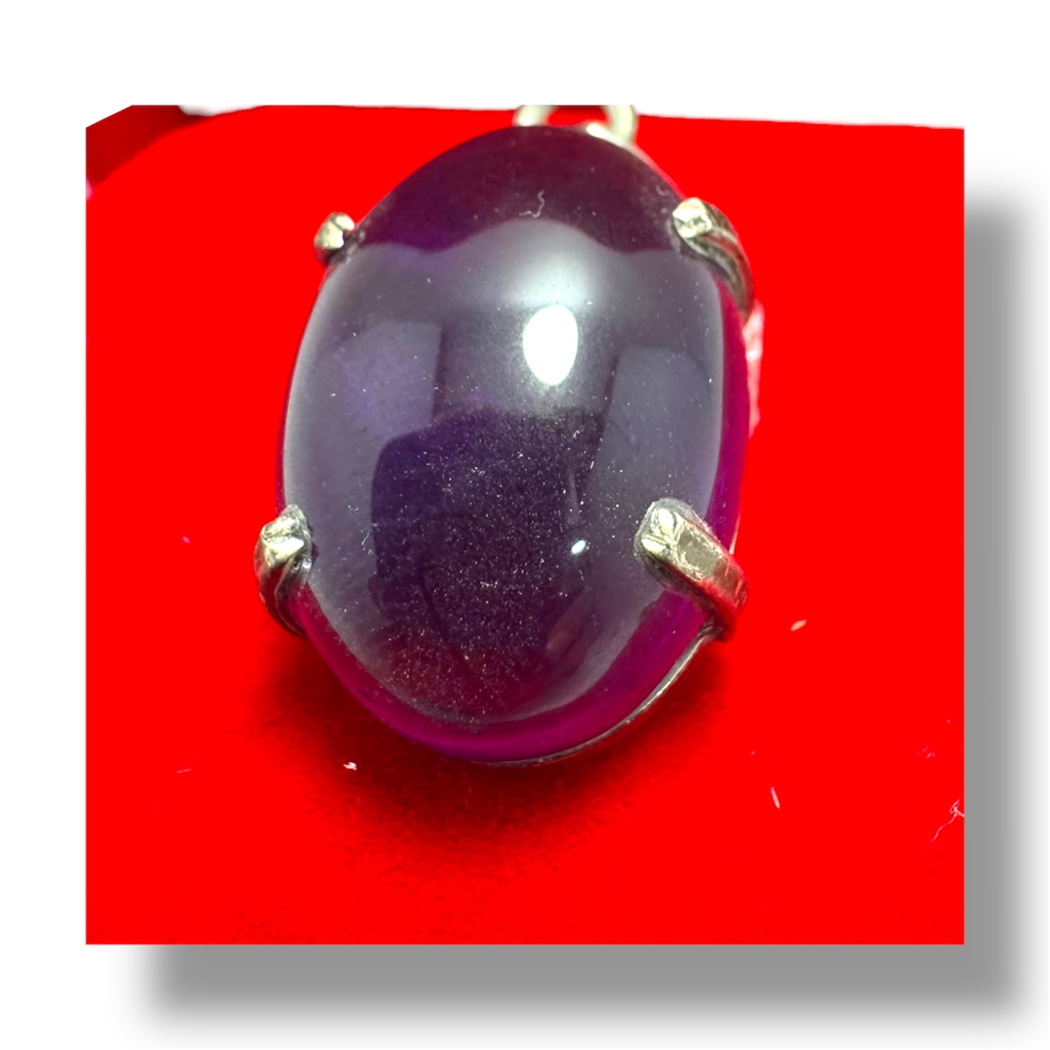 Colgante de piedra amatista