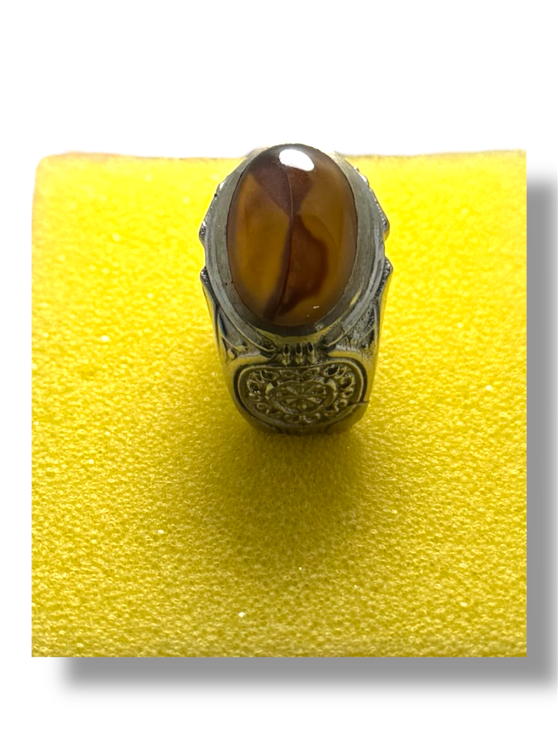 Anillo con Ágata Calcedonia