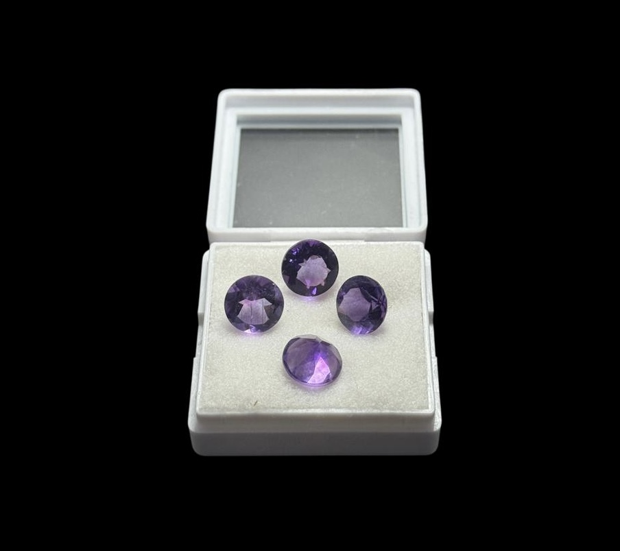 Piedras preciosas de amatista 