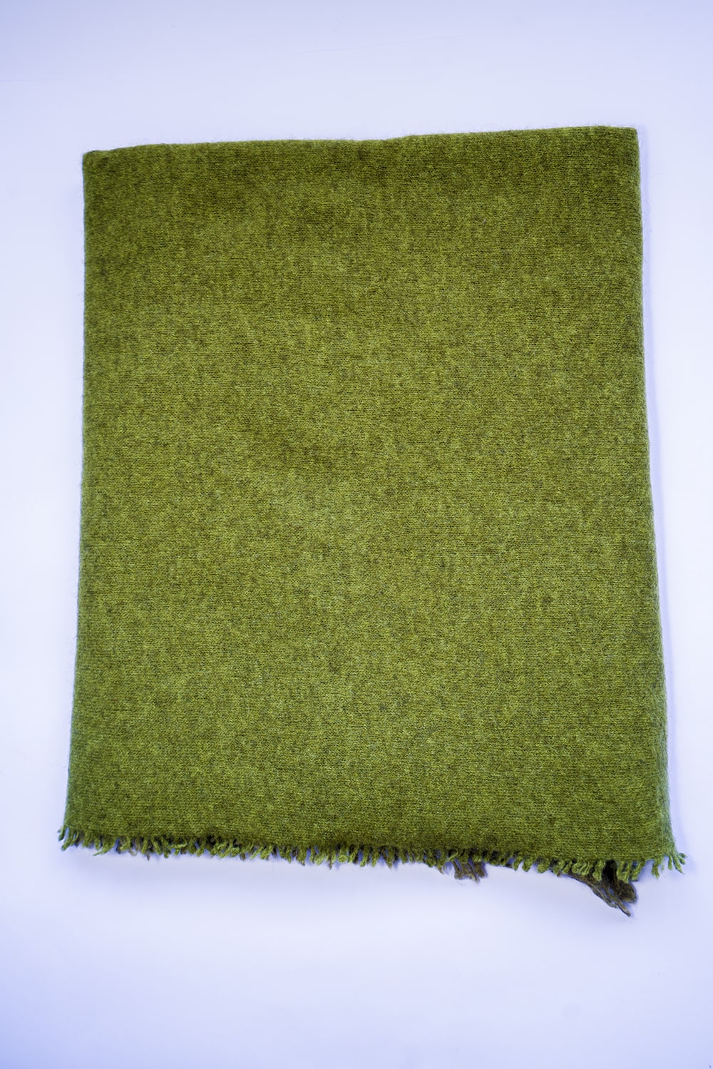 KNITTED YAK FELTED STOLE | CHARTRUESE OMBRE