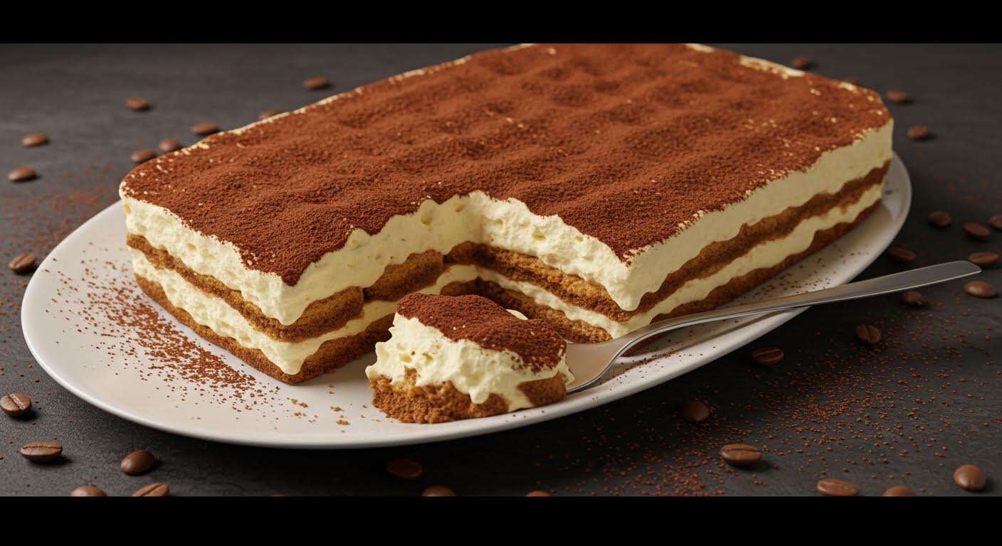 Tiramisu maison pour 8 personnes