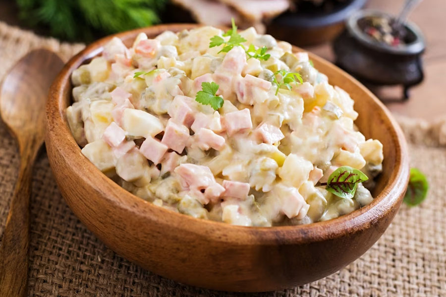 Salade piémontaise maison pour 8 personnes