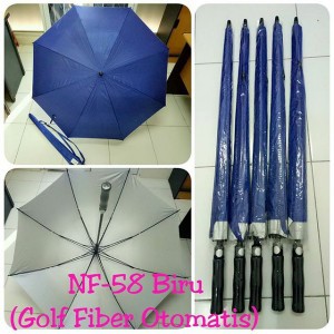 Payung Golf Polos Otomatis Fiber Dalam Silver Nagoya NF-58