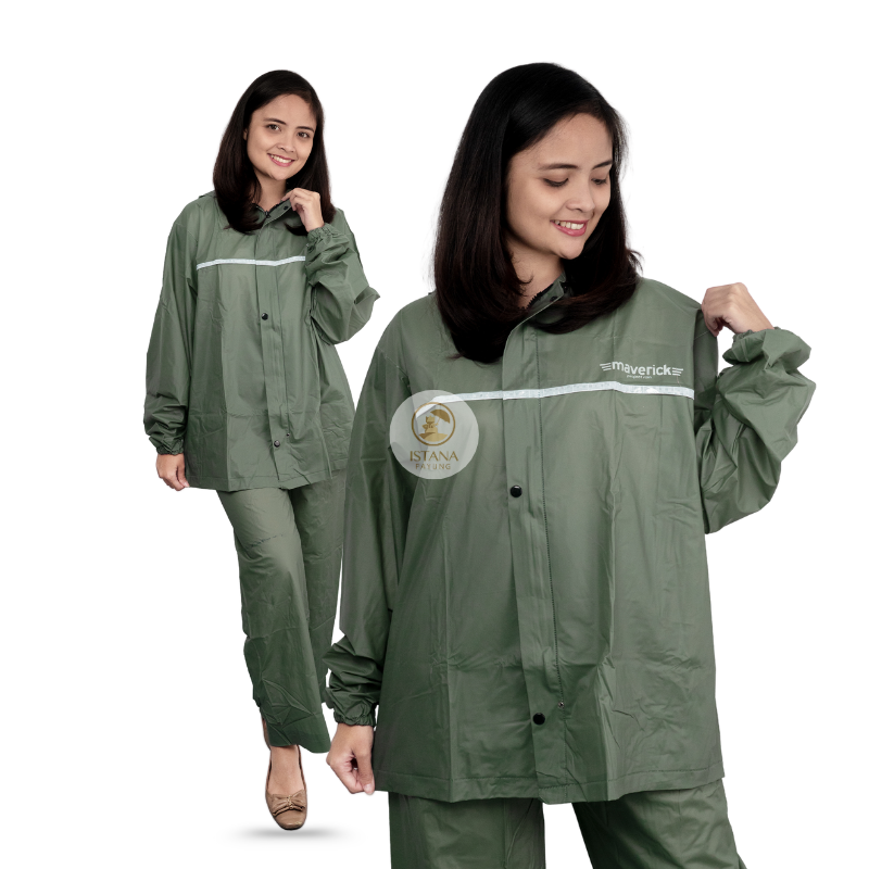 Jas Hujan Baju Celana Backpack Maverick Project Rain