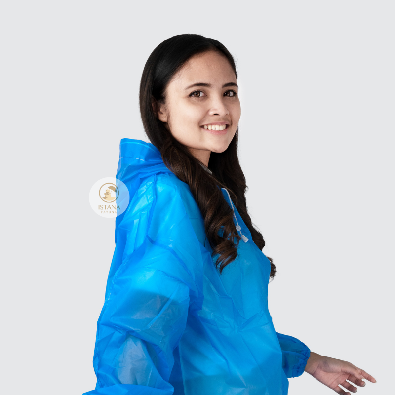 Jas Hujan Raincoat Ringan Stylish Jope Eva03