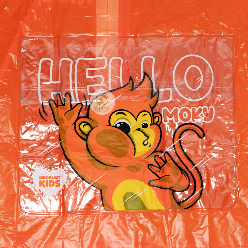 Jas Hujan Anak Remaja Jaket Celana Motif Lucu Hello Indoplast