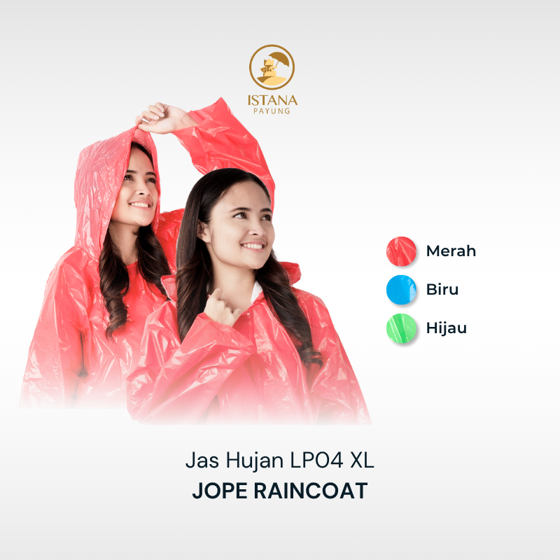 Jas Hujan Ponco Plastik XL LP04