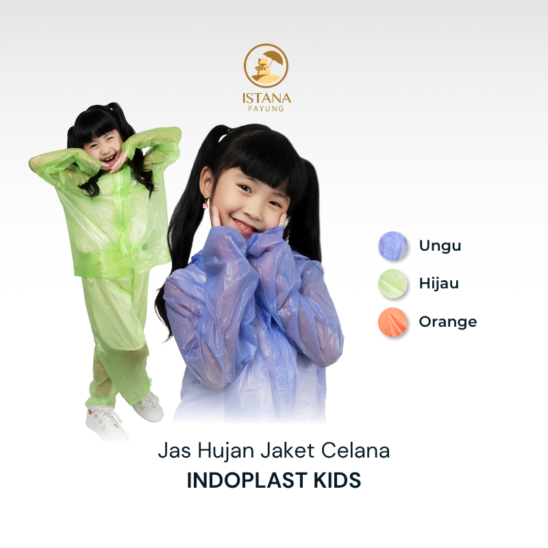 Jas Hujan Anak Remaja Jaket Celana Motif Lucu Hello Indoplast