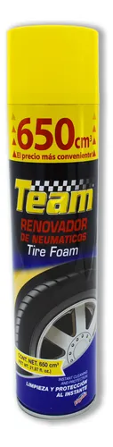 Renovador de neumáticos en aerosol Team 650ml