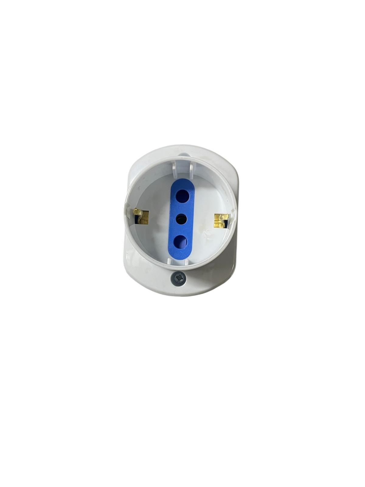 Tomacorriente 1 Schuko 2 Modulares