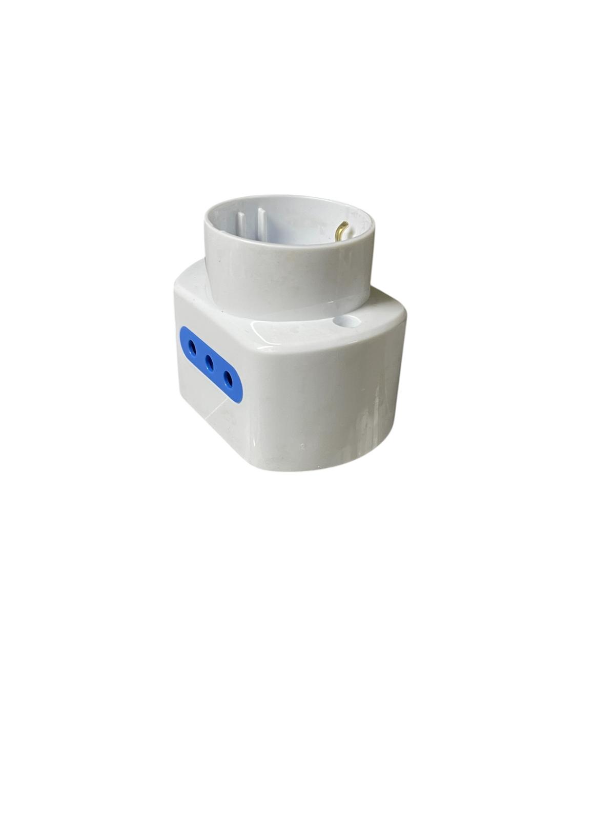 Tomacorriente 1 Schuko 2 Modulares