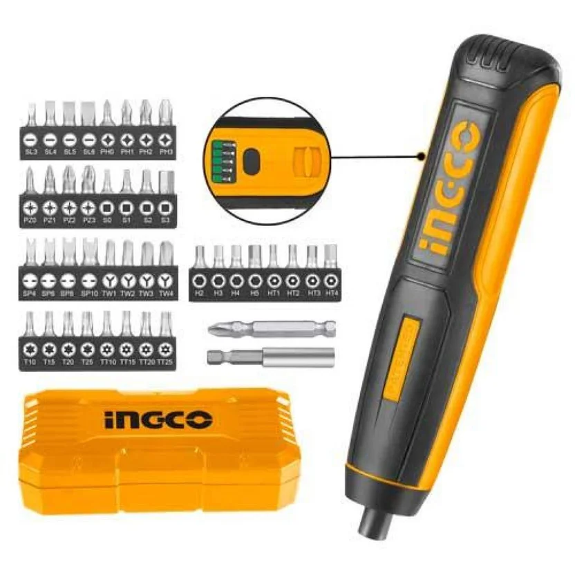 kit de destornillador electrico inalambrico mas 42 accesotios.