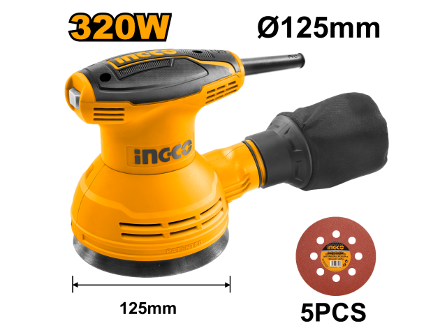Lijadora Roto Orbital Ingco 320w