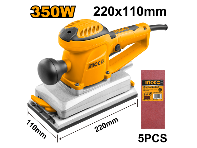 Lijadora Orbital Ingco 350w 